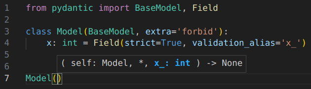 Pyrefly IDE 扩展的签名帮助