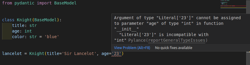 VS Code 严格类型错误